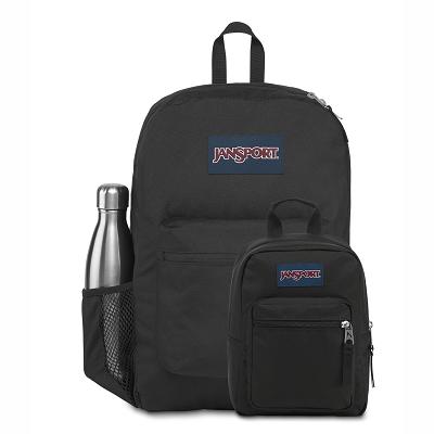 JanSport CROSS TOWN + BIG BREAK Skolryggsäckar Svarta | SE_JS085