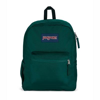 JanSport CROSS TOWN Skolryggsäckar Gröna | SE_JS052