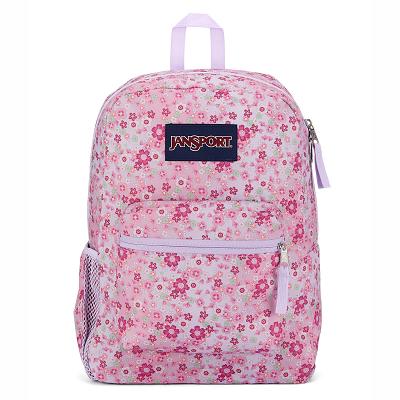 JanSport CROSS TOWN Skolryggsäckar Rosa | SE_JS257
