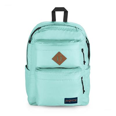 JanSport Double Break Datorryggsäck Turkos | SE_JS421
