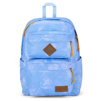 JanSport Double Break Skolryggsäckar Blå | SE_JS379