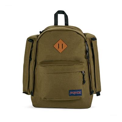 JanSport Field Pack Reseryggsäckar Olivgröna | SE_JS262
