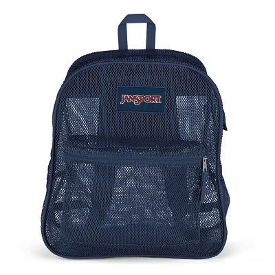 JanSport Mesh Pack Skolryggsäckar Marinblå | SE_JS526