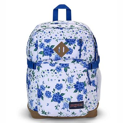 JanSport SUEDE CAMPUS Datorryggsäck Vita Blå | SE_JS464