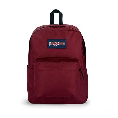 JanSport SuperBreak® Plus Skolryggsäckar Vinröda | SE_JS210