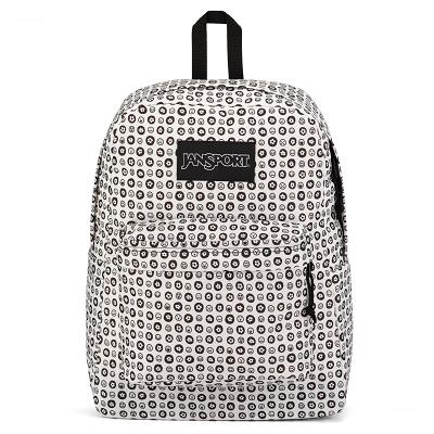 JanSport SuperBreak® Plus Skolryggsäckar Vita Svarta | SE_JS383