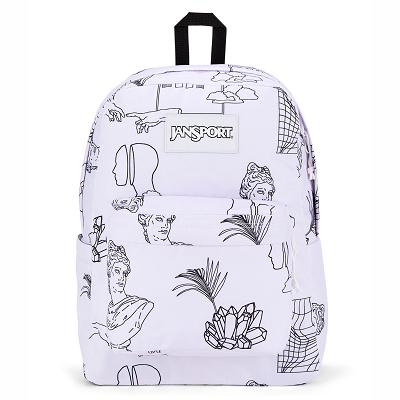 JanSport SuperBreak® Skolryggsäckar Vita | SE_JS243